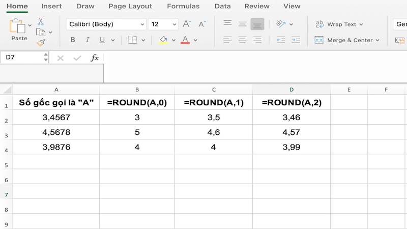 Tổng hợp các cách làm tròn số trong Excel đơn giản và chi tiết nhất