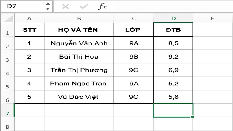 chọn vùng dữ liệu muốn tính tổng