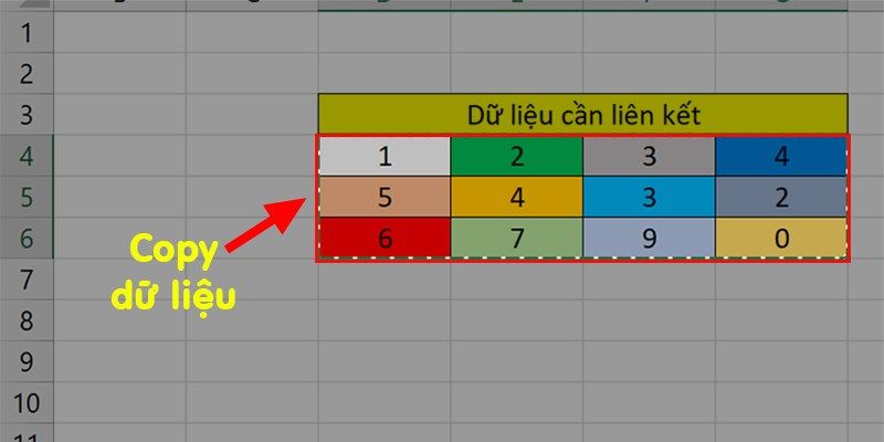 cách gắn lịnk các sheet trong excel