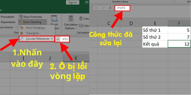 excel không chạy công thức phải làm sao