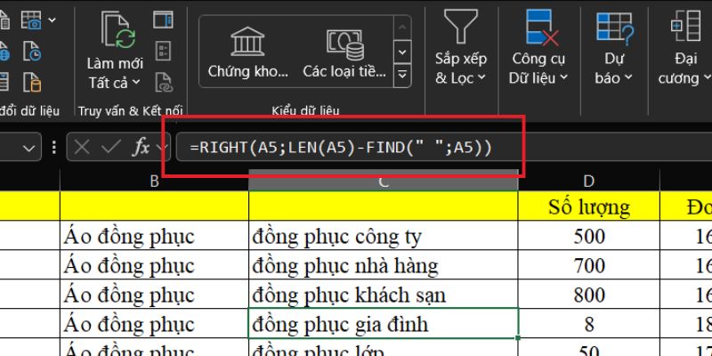 gộp ô trong sheet