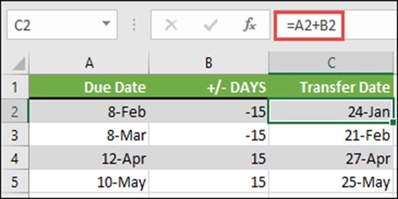 Tổng hợp những hàm cộng ngày trong excel nhanh chóng và tiện lợi