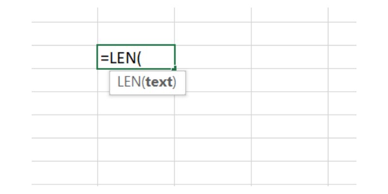 hàm đếm chữ excel