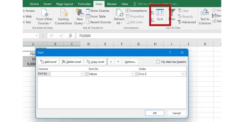 hàm sắp xếp thứ tự có điều kiện excel