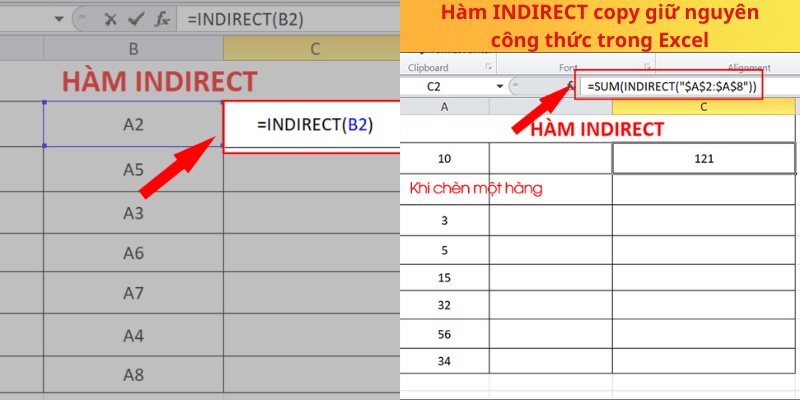 hướng dẫn copy giữ nguyên công thức trong excel