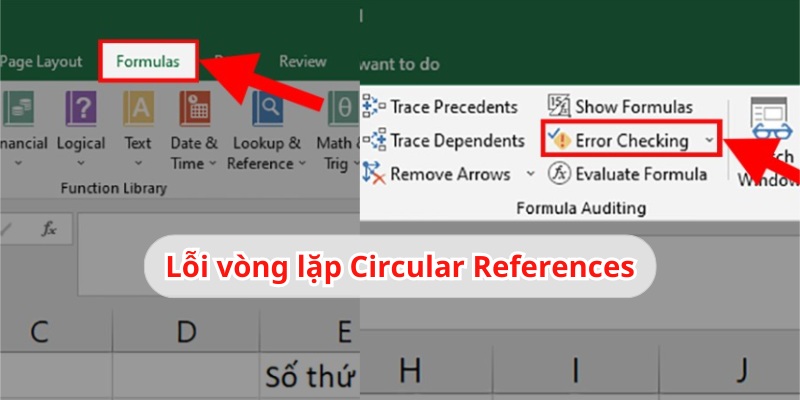 lý do tại sao excel không chạy công thức