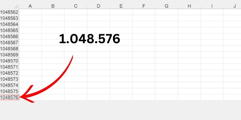 số dòng trong excel