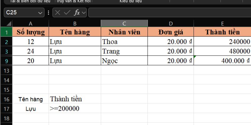 thủ thuật mở cột a bị ẩn excel